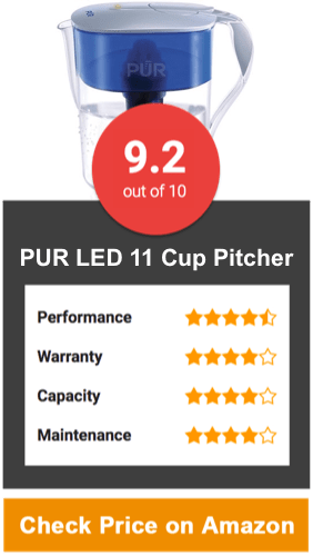 PUR LED 11 Cup Water Filter Pitcher