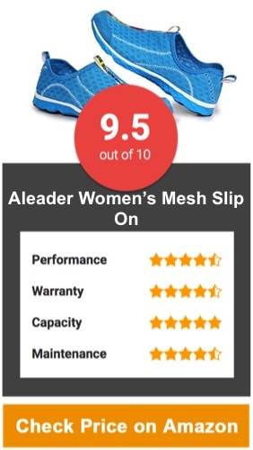 Aleader Women's Mesh Slip On Water Shoes