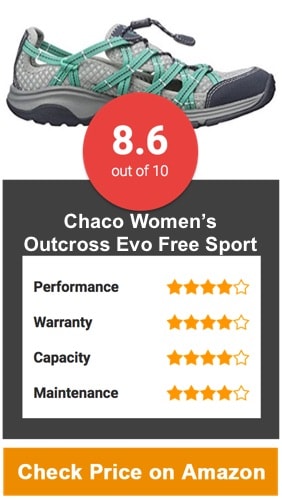 Chaco Women's Outcross Evo Free Sport Water Shoe